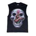 Scarlet Sin Cut Off Tee Black