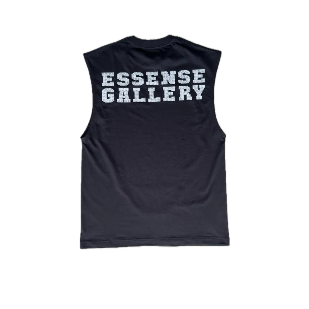 Scarlet Sin Cut Off Tee Black