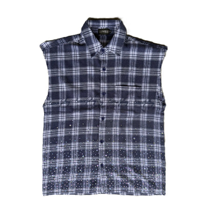 Midnight Haze Cut Off Flannel