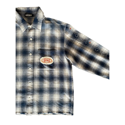 Chapo Stoned Flannel Blue