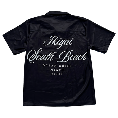 Ikigai Black Button up Set