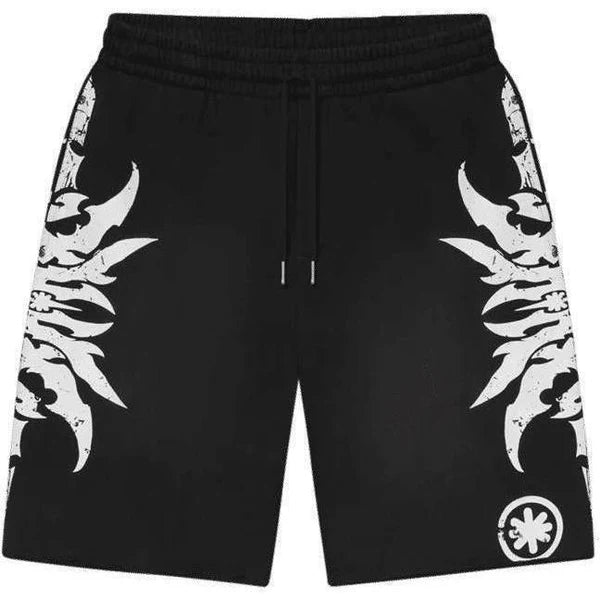 Lost Shdws Complex Con Shorts Acid Wash Black