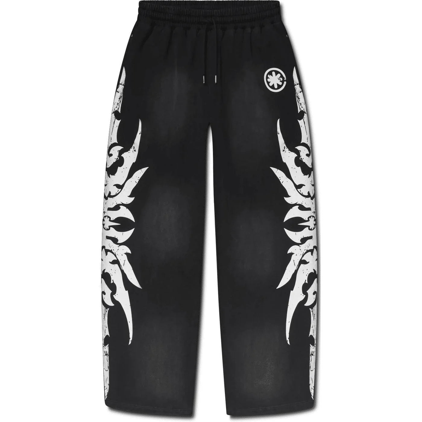 Lost Shdws Complex Con SweatPants Acid Wash Black