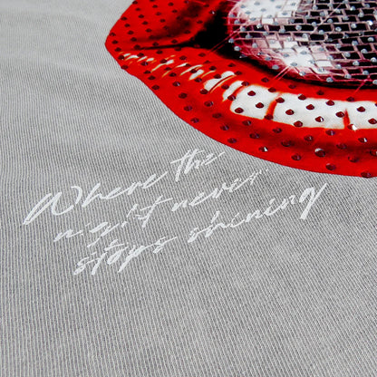 Caratage Night Club' Premium Cotton Sleeveless T-Shirt Grey