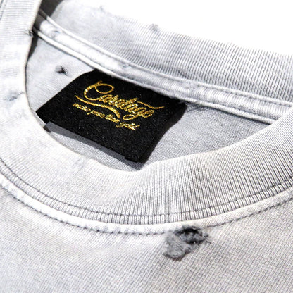 Caratage Night Club' Premium Cotton Sleeveless T-Shirt Grey