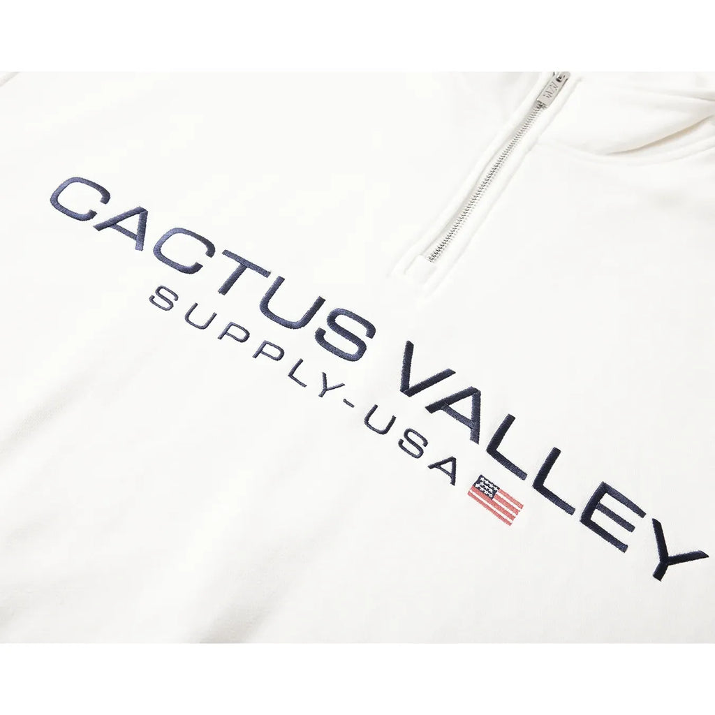 Azva USA QUARTER ZIP White
