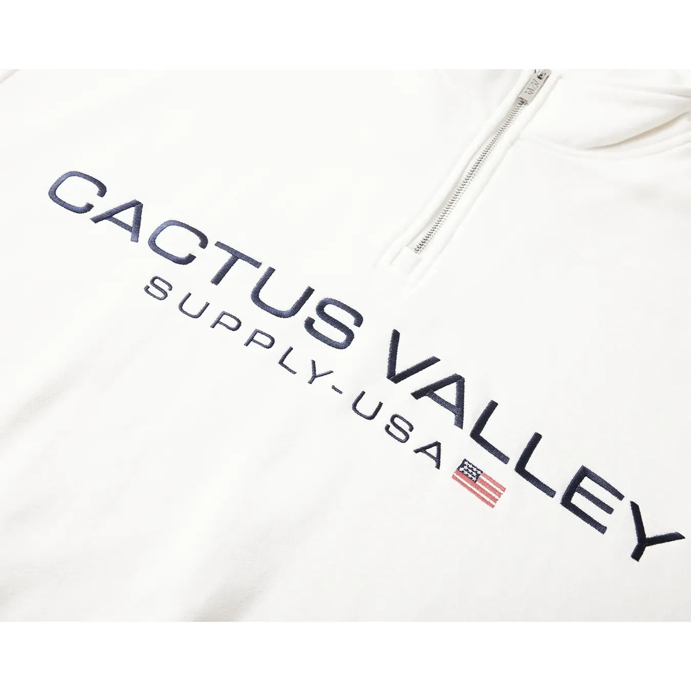 Azva USA QUARTER ZIP White
