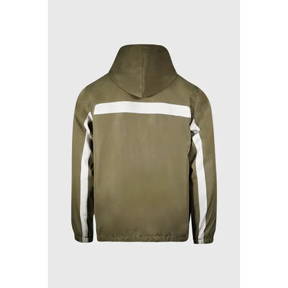 White Lines Waterproof Utility Jacket Green