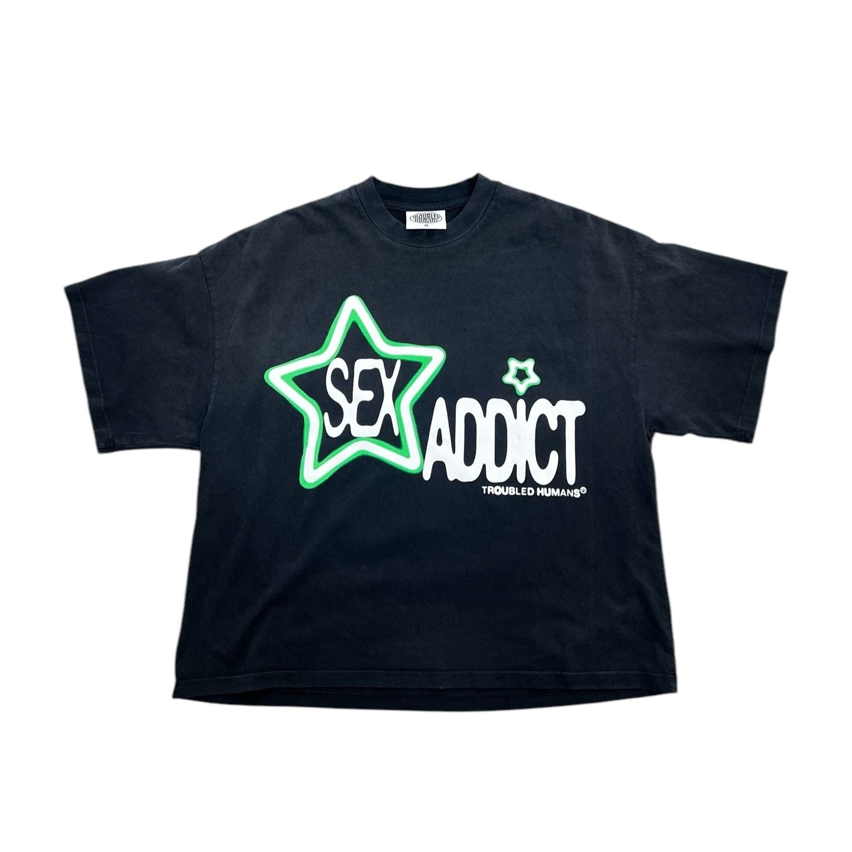 Troubled Humans T-shirt Sex Addict