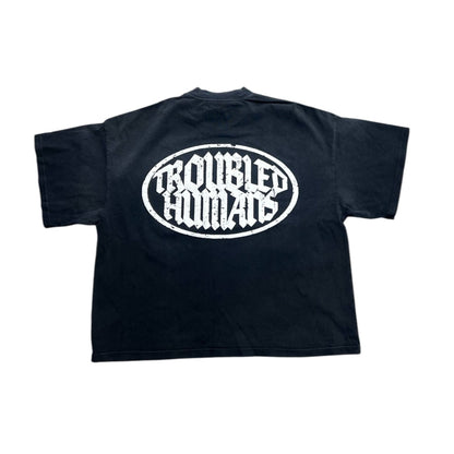 Troubled Humans T-Shirt Cocaine Cry Baby Black