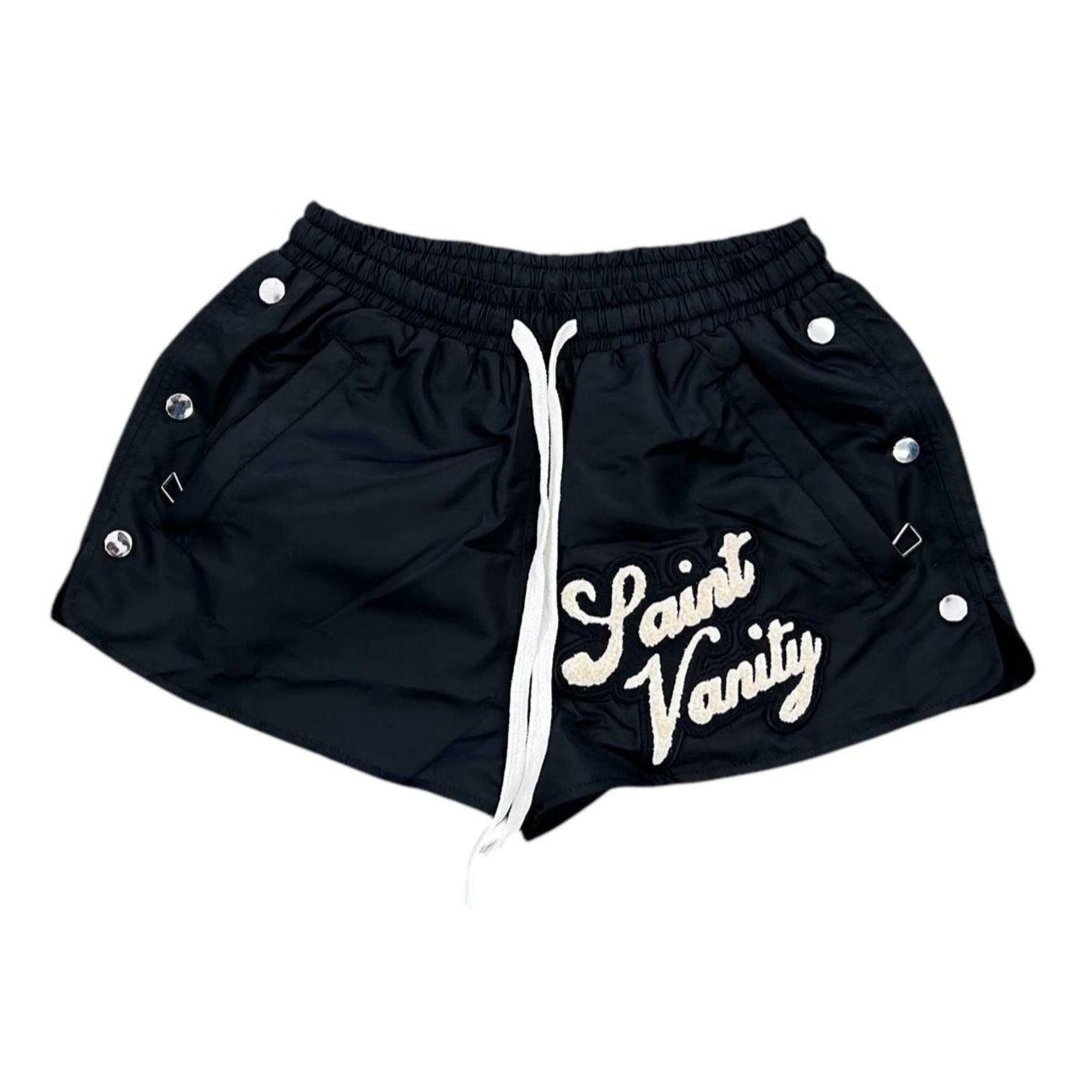 Saint Vanity Black Nylon woman Bottom Short