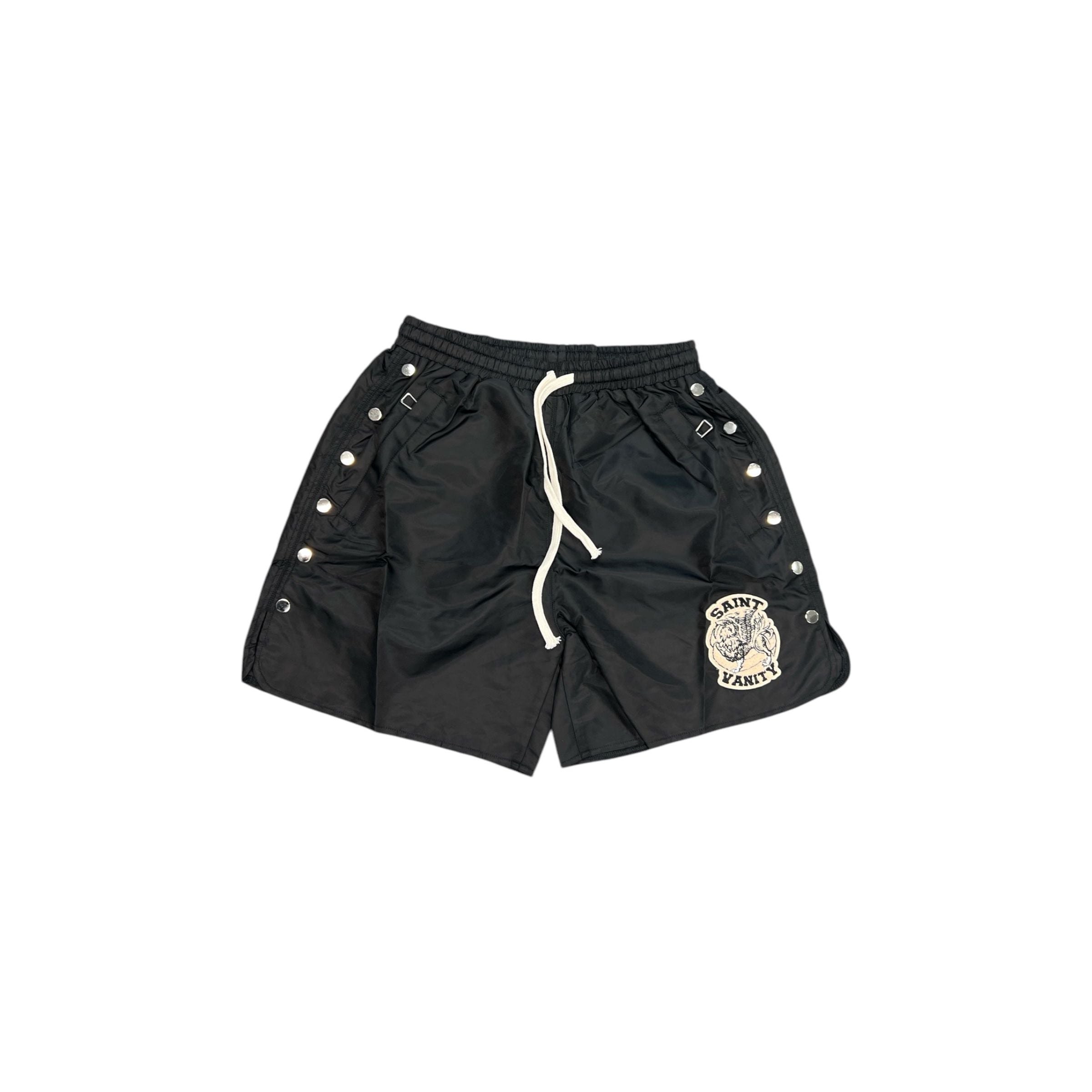 Saint Vanity Black Nylon Short Men