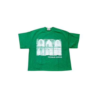 Trouble Humans Out On Bail Green T-Shirt