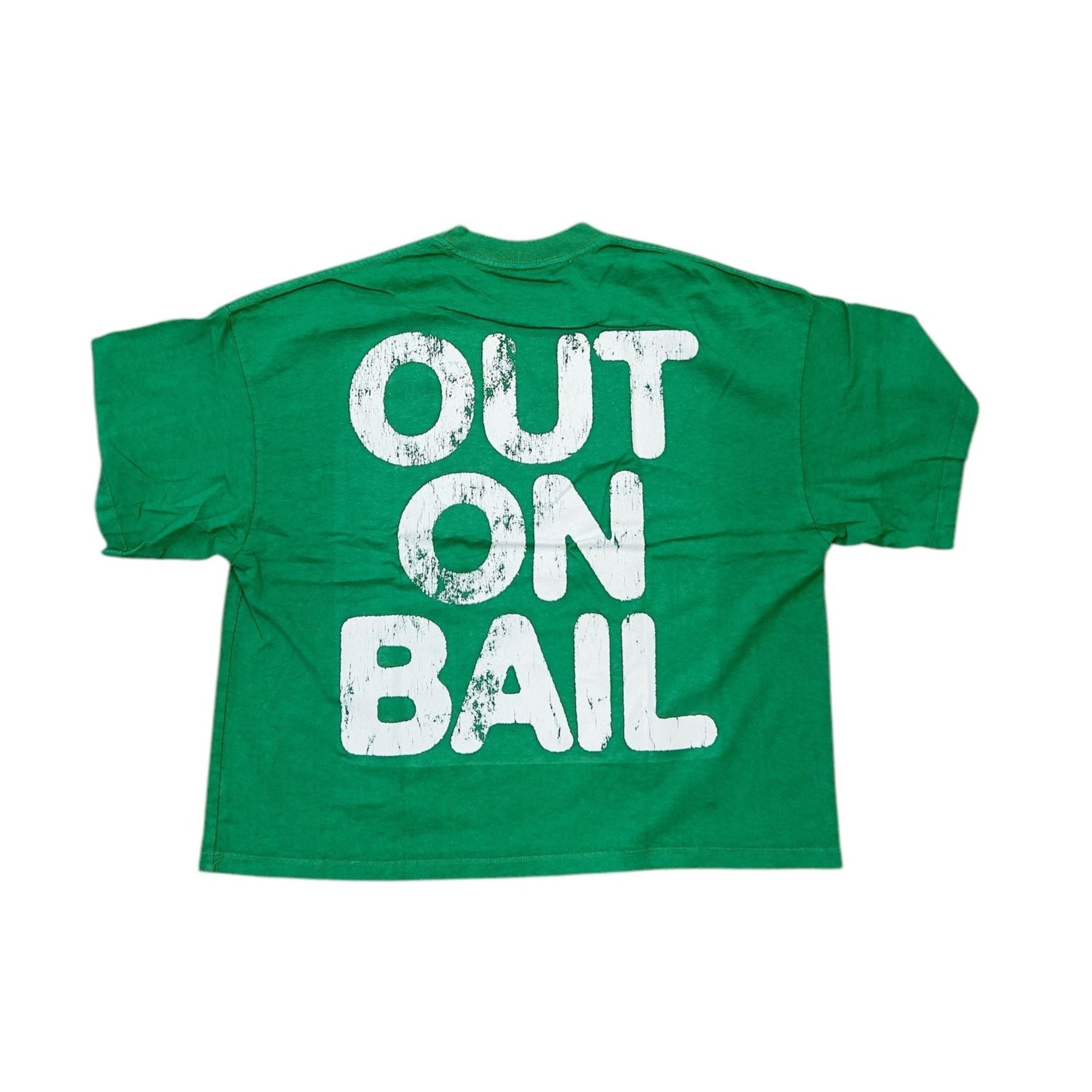 Trouble Humans Out On Bail Green T-Shirt