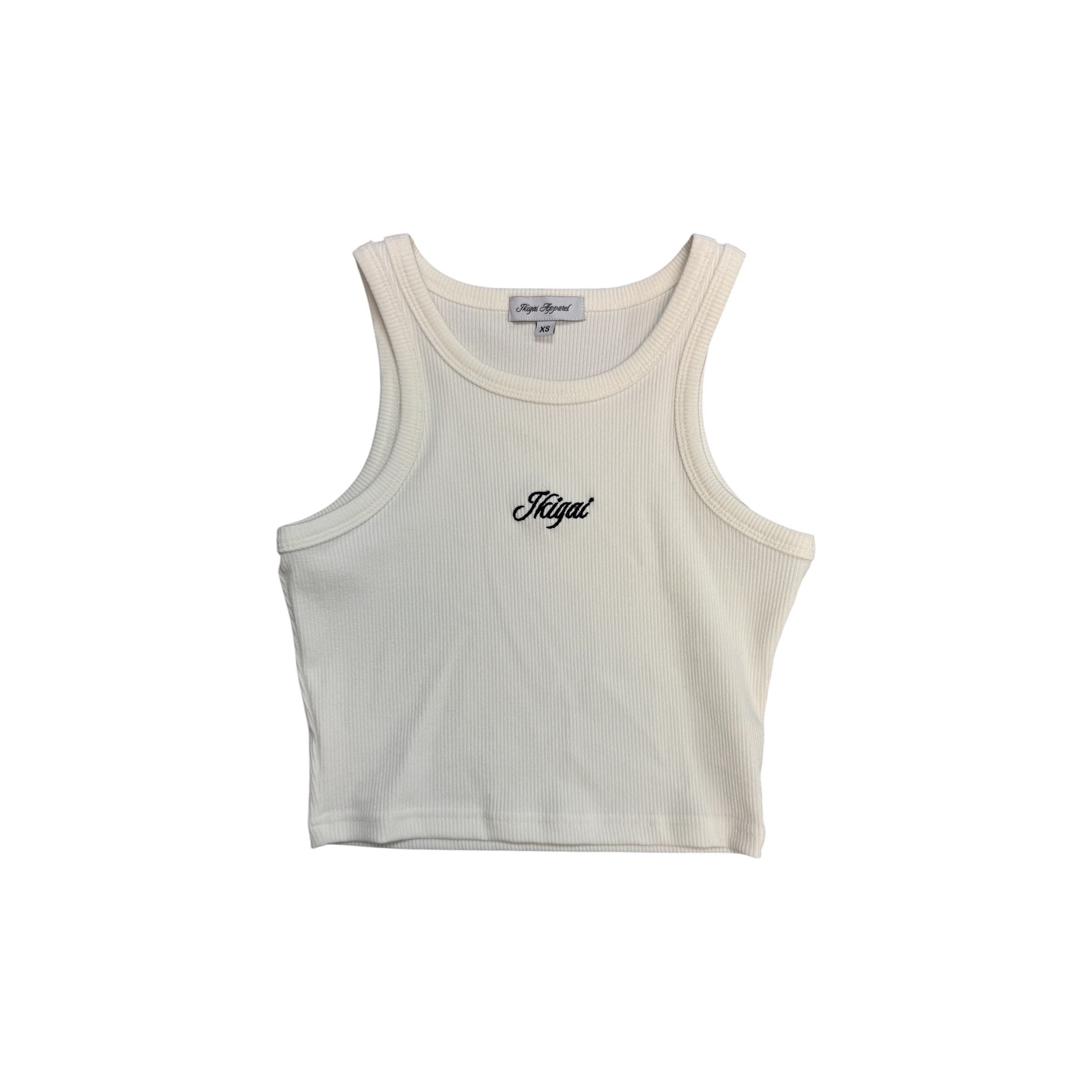 Ikigai White Tank Top