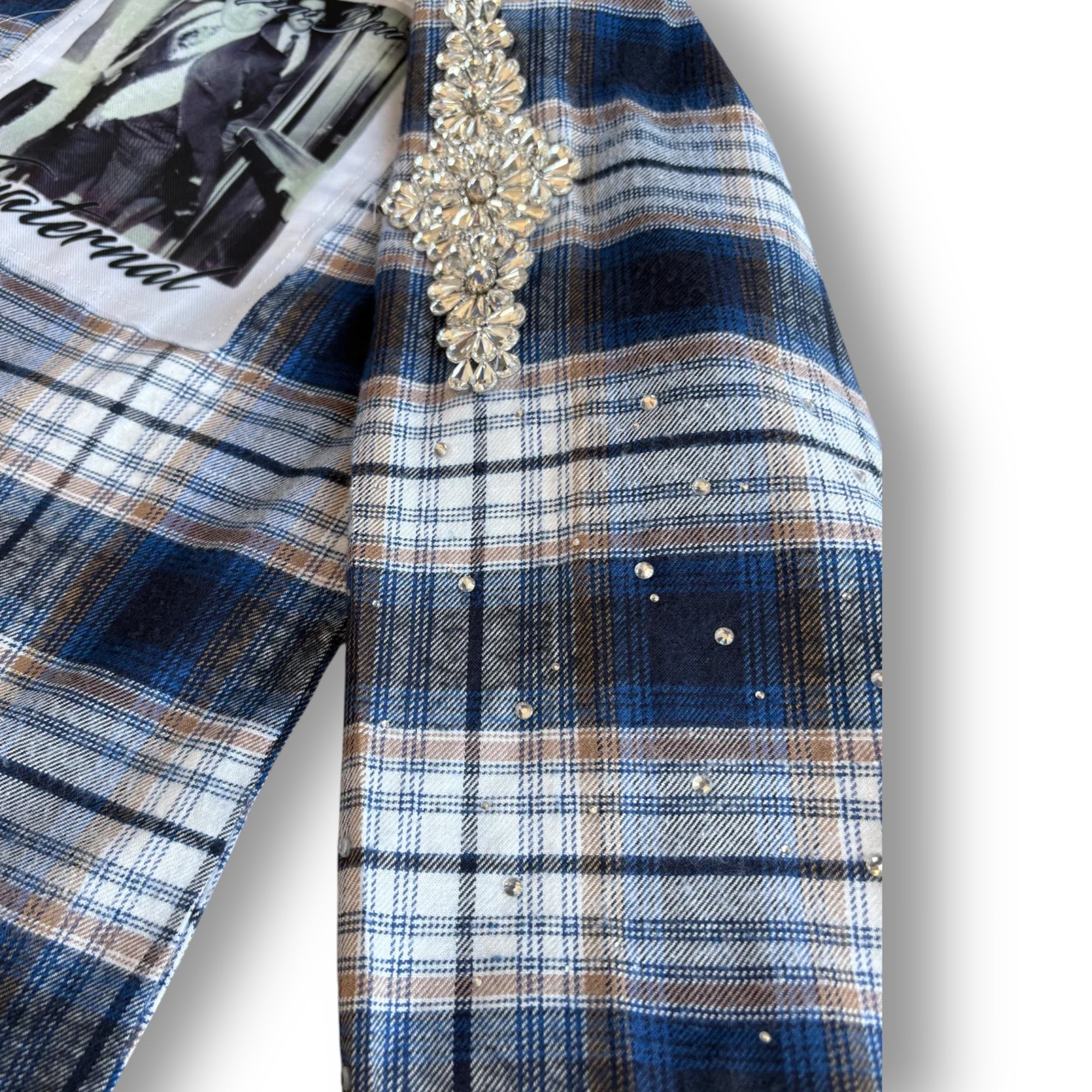 Fraternal Blue Dapper Don Flannel