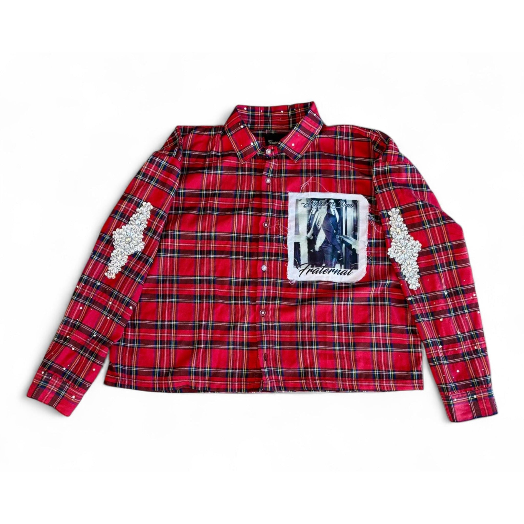 Fraternal Red Dapper Don Flannel
