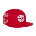 Homme Femme Japan Gemstone Hat Red