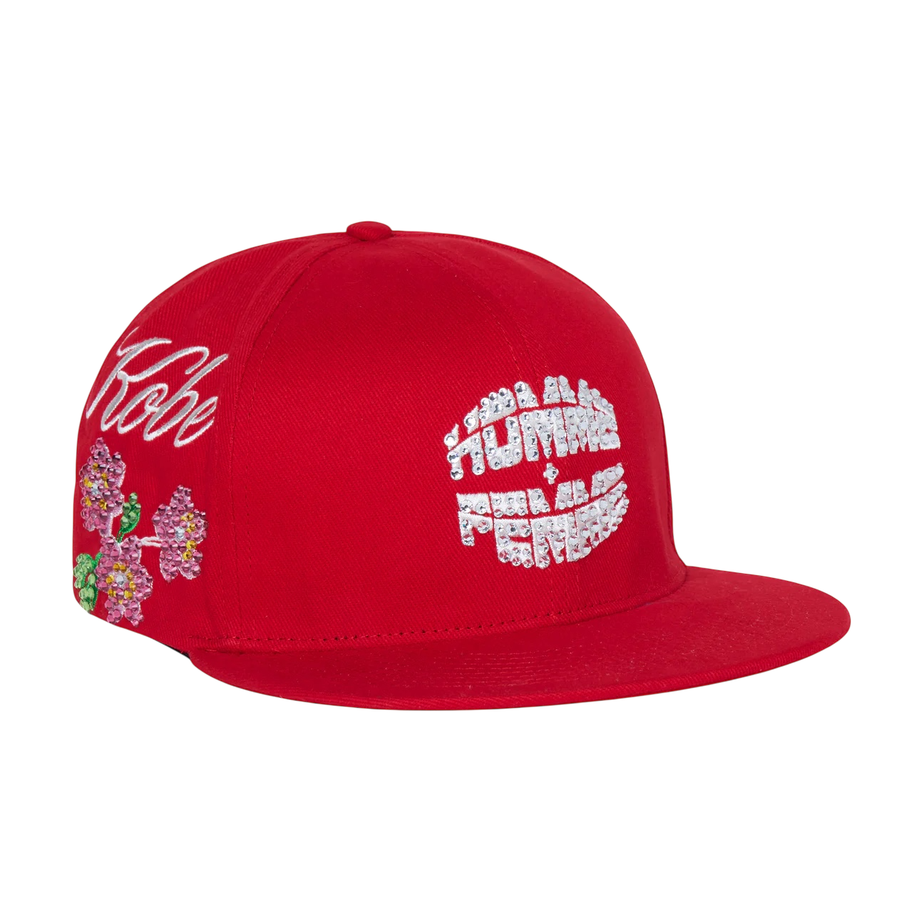 Homme Femme Japan Gemstone Hat Red
