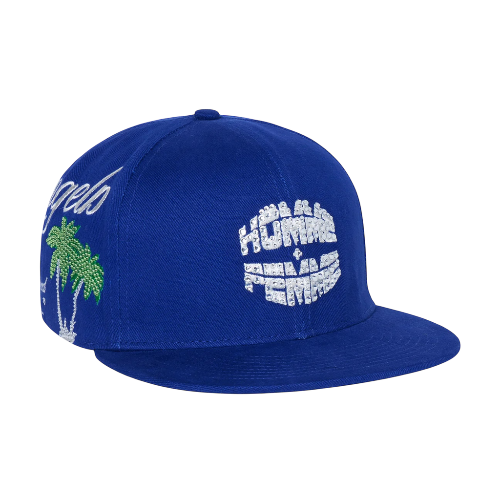 Homme Femme LA Gemstone Hat Blue