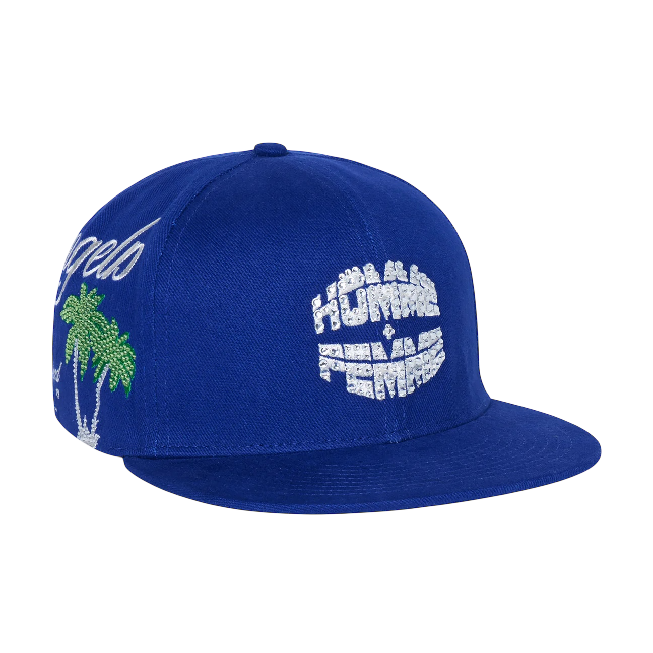 Homme Femme LA Gemstone Hat Blue
