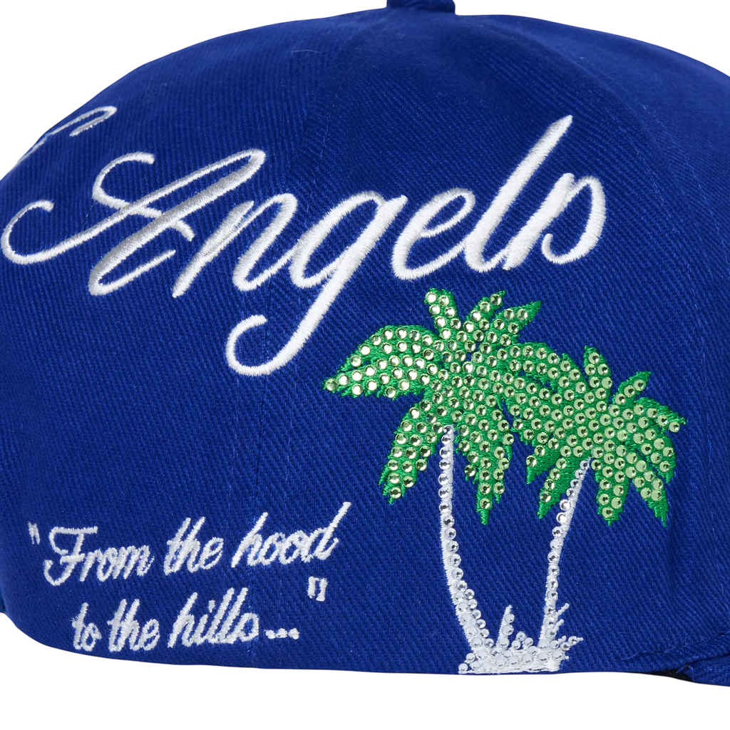 Homme Femme LA Gemstone Hat Blue