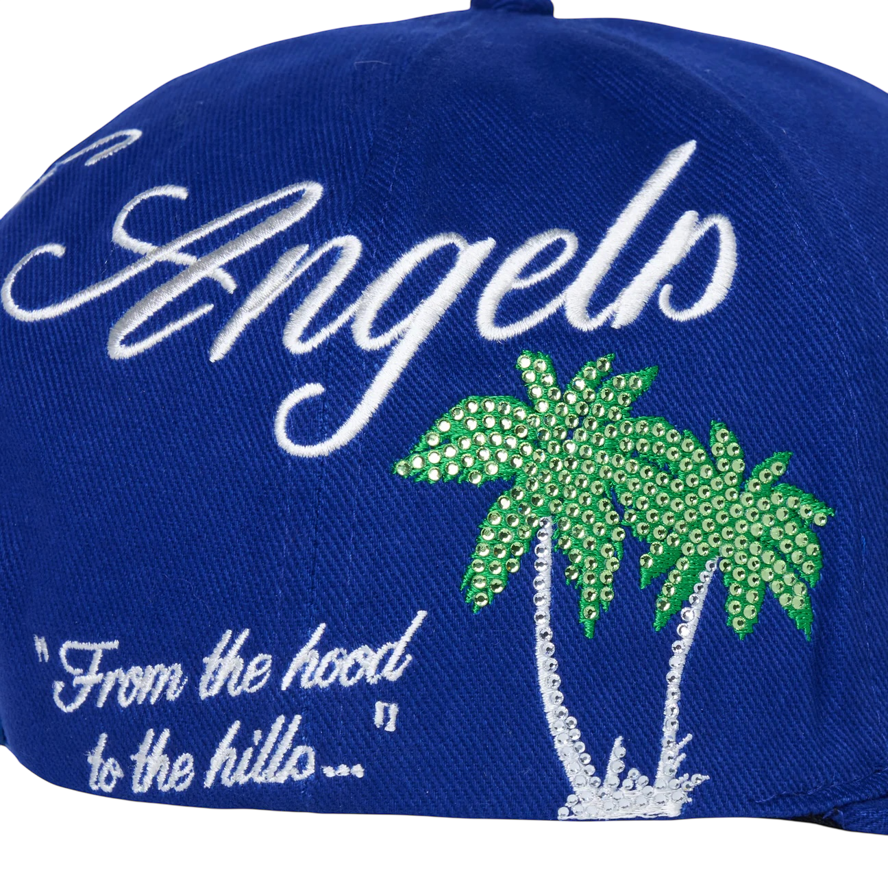 Homme Femme LA Gemstone Hat Blue