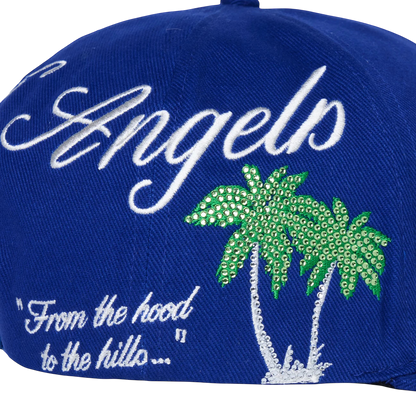 Homme Femme LA Gemstone Hat Blue