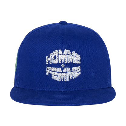 Homme Femme LA Gemstone Hat Blue