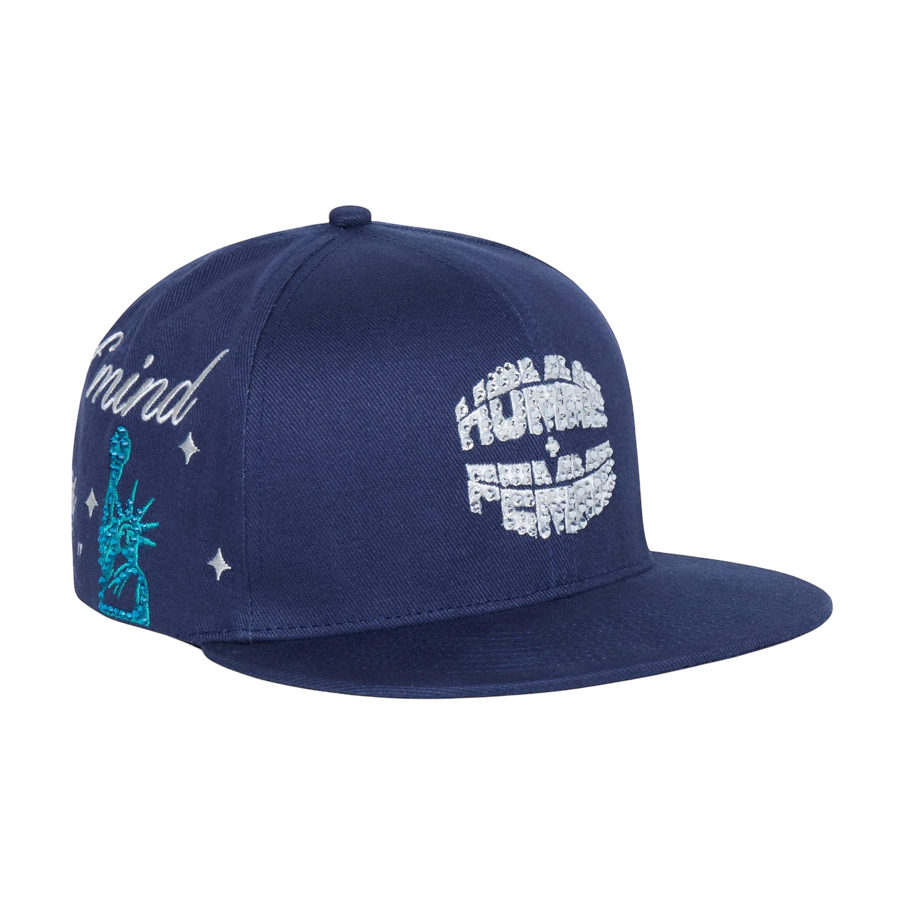 Homme Femme NYC Gemstone Hat Navy