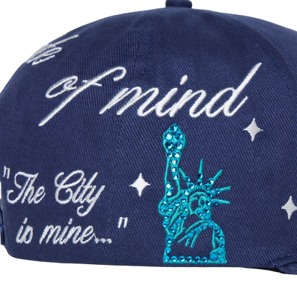 Homme Femme NYC Gemstone Hat Navy
