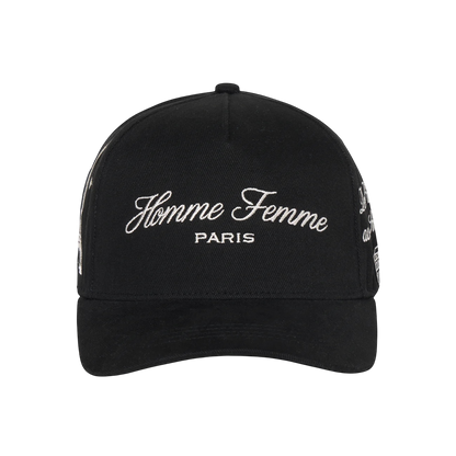 Homme Femme Paris Prestige Snapback Black
