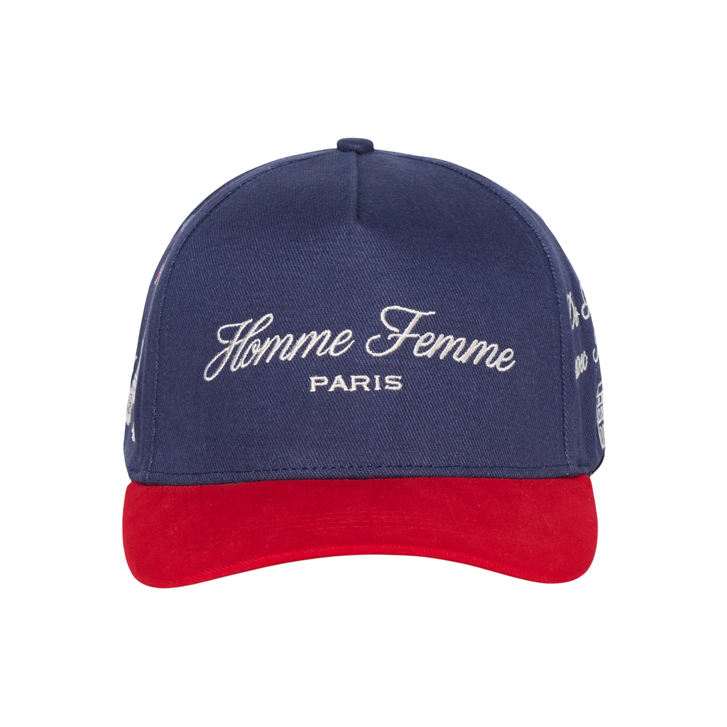 Homme Femme Paris Prestige Snapback Navy & Red