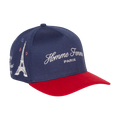 Homme Femme Paris Prestige Snapback Navy & Red