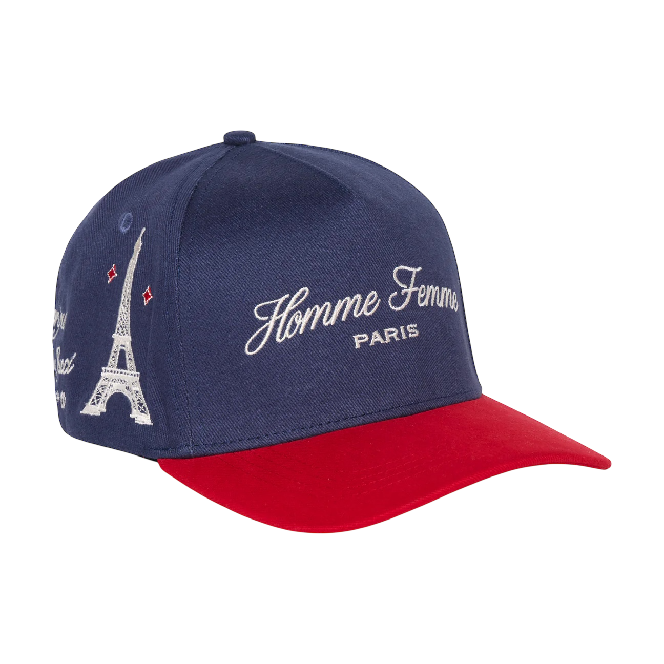 Homme Femme Paris Prestige Snapback Navy & Red