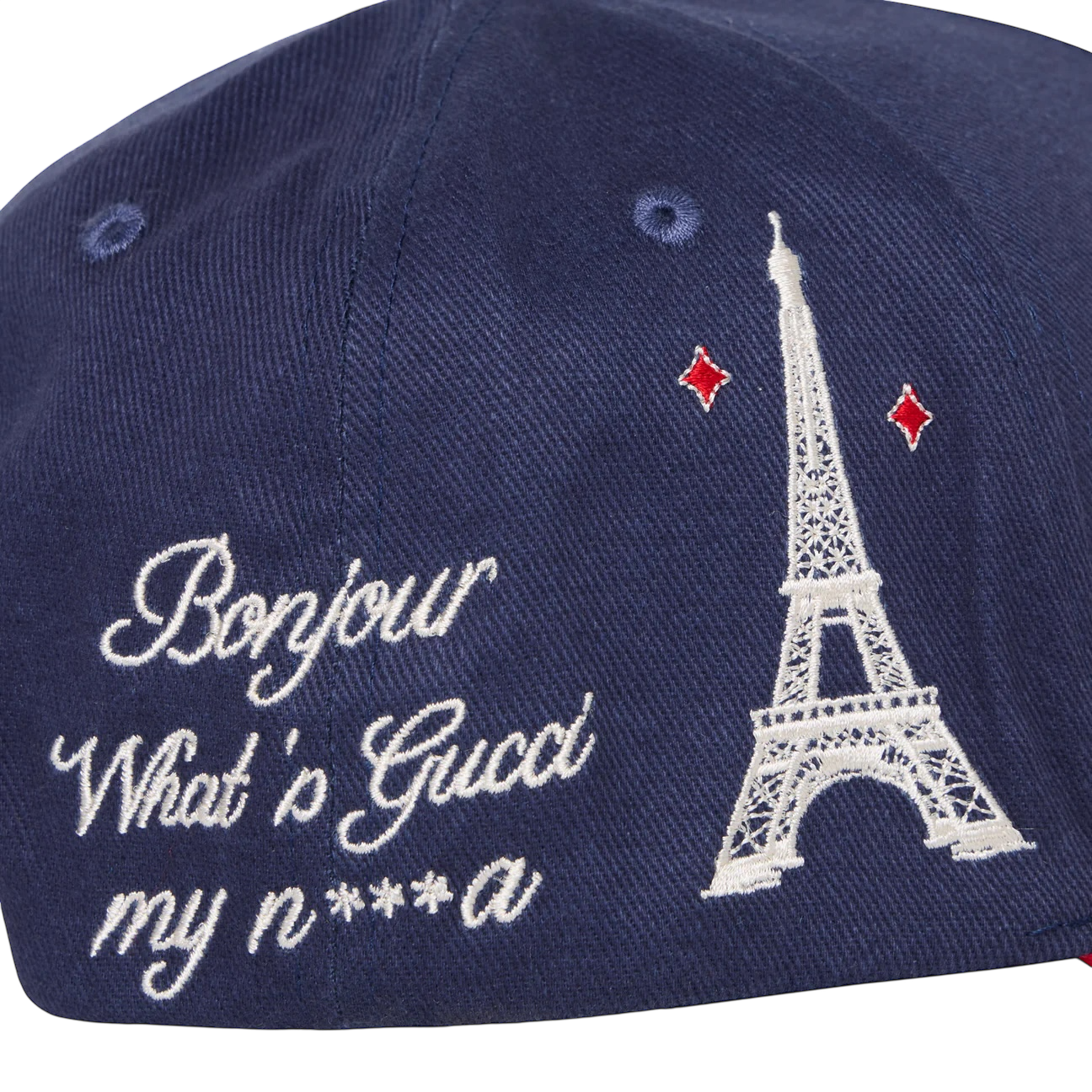 Homme Femme Paris Prestige Snapback Navy & Red