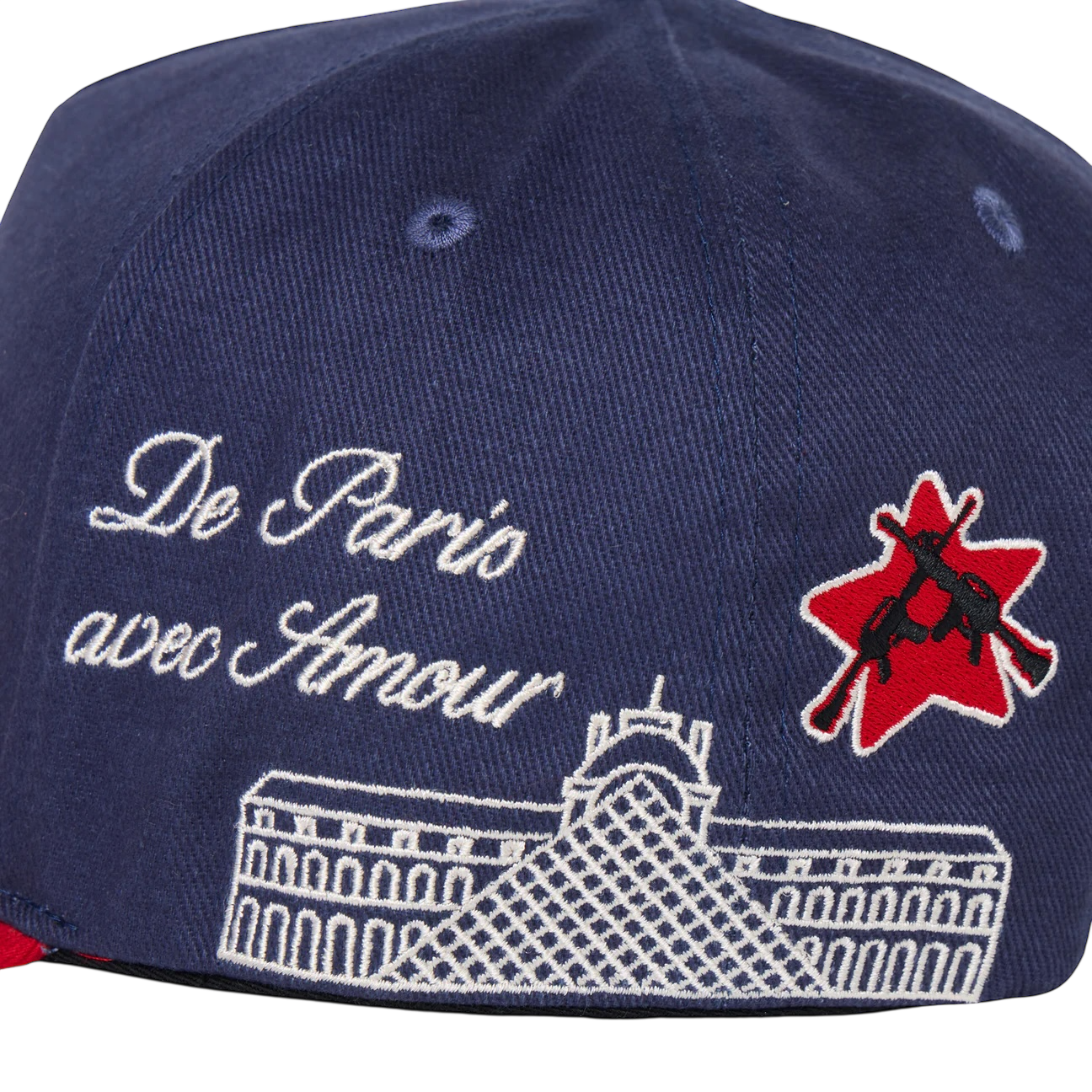 Homme Femme Paris Prestige Snapback Navy & Red