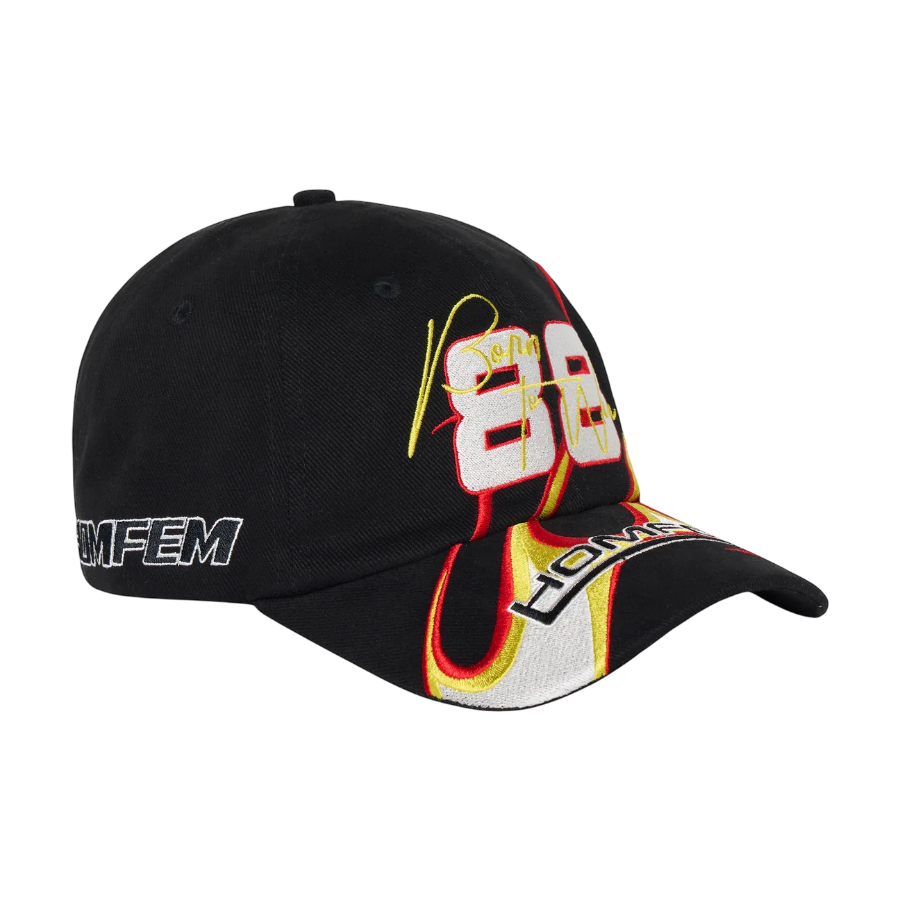 Homme Femme Born To Win Hat Black