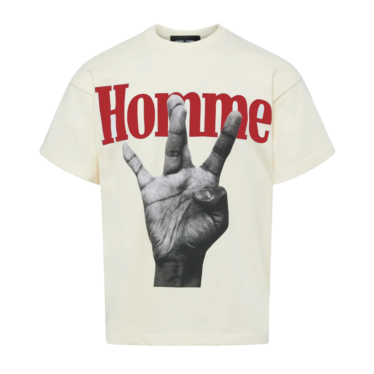 Homme Femme Twisted Fingers Cream with Red