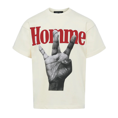 Homme Femme Twisted Fingers Cream with Red
