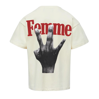 Homme Femme Twisted Fingers Cream with Red