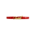 Faith By Luis Red Crocodile Belt