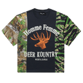 Homme Femme Deer Camo Split Tee