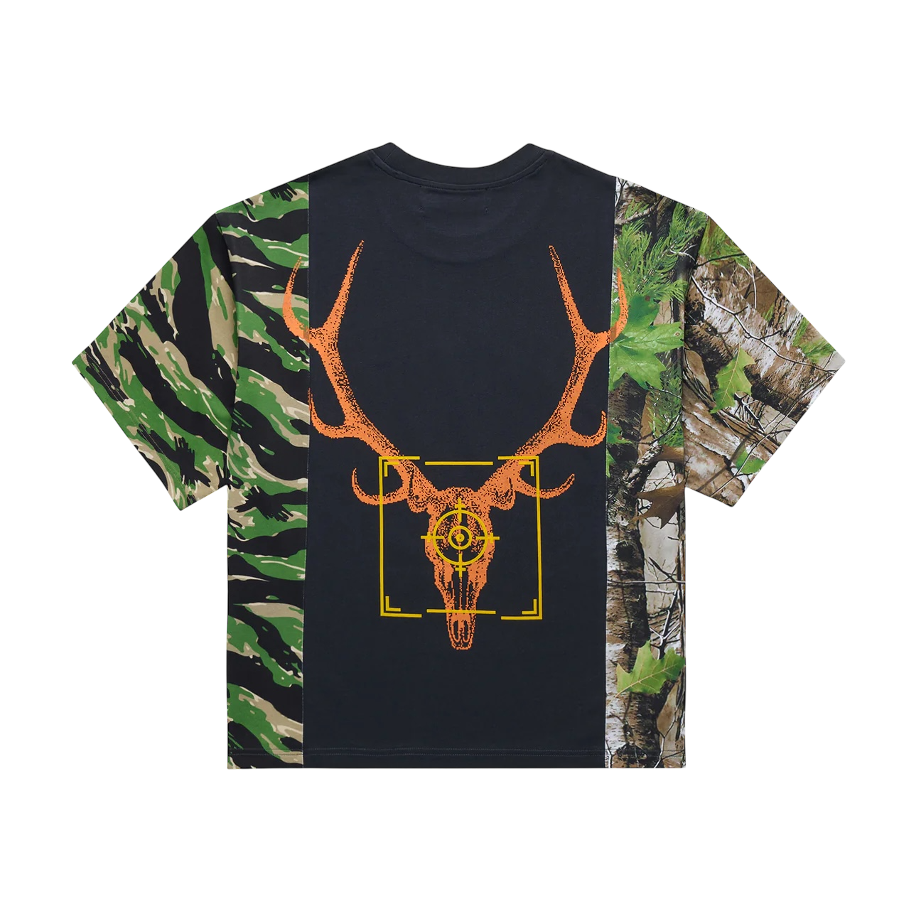 Homme Femme Deer Camo Split Tee