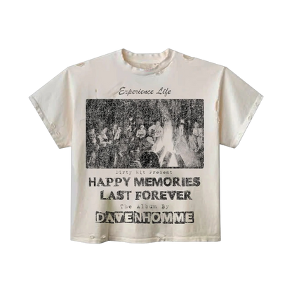 Daven Homme Happy Memories T-Shirt White
