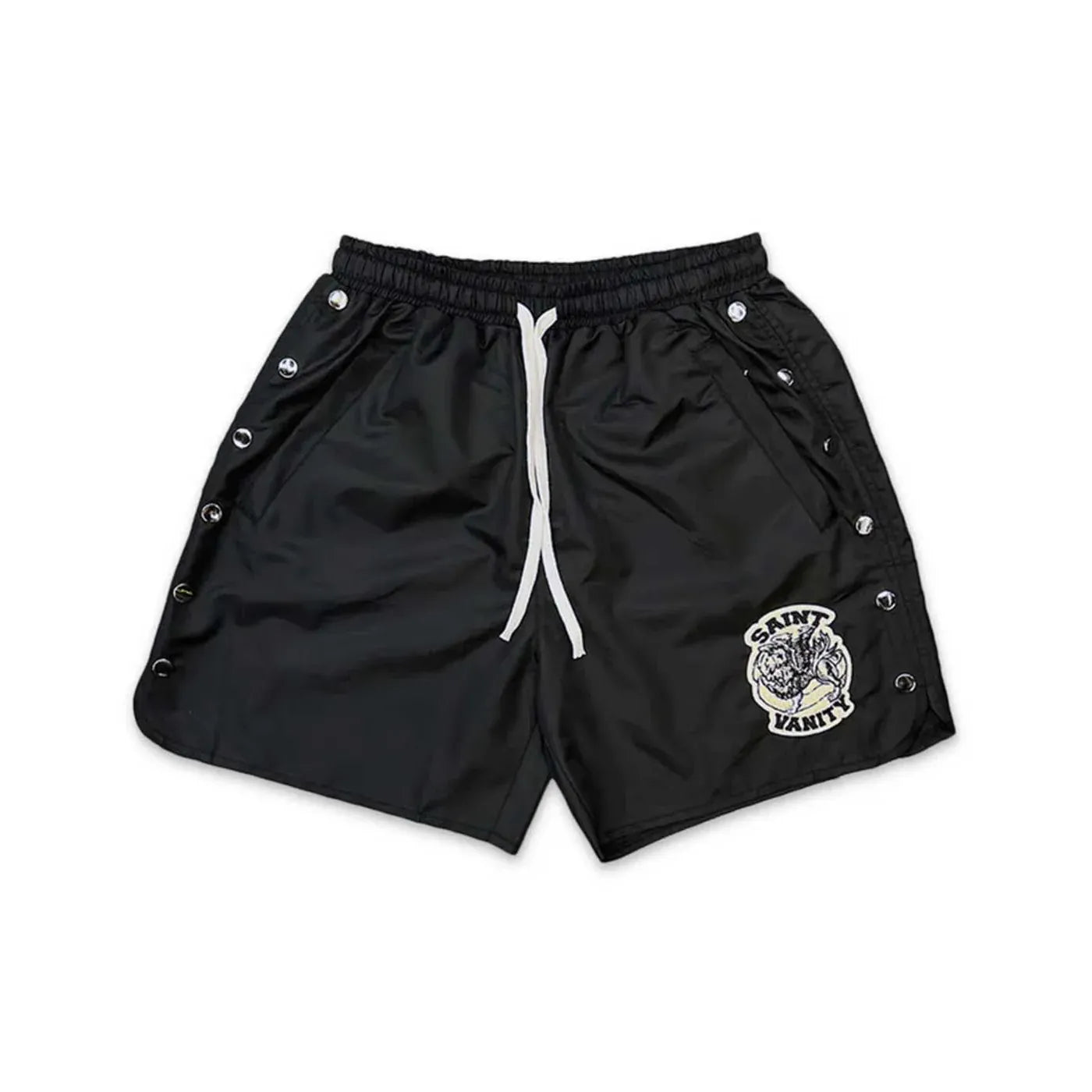 Saint Vanity Black Nylon Short Men