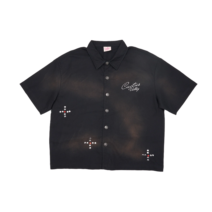 Azva Stud Shirt Black