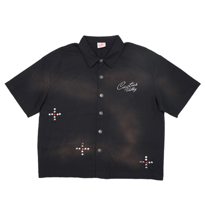 Azva Stud Shirt Black
