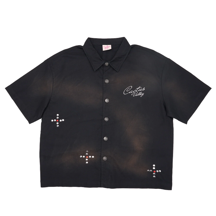 Azva Stud Shirt Black