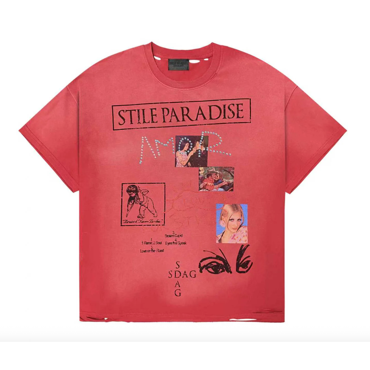 Stilè De Amor Paradise T-Shirt Red